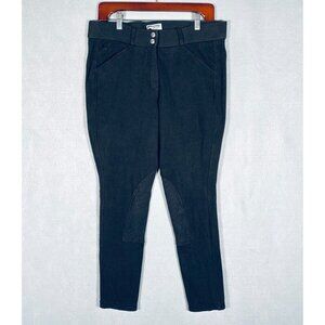 Dover Breeches Womens 32 Black Stretch Equestrian Riding Sport Pants